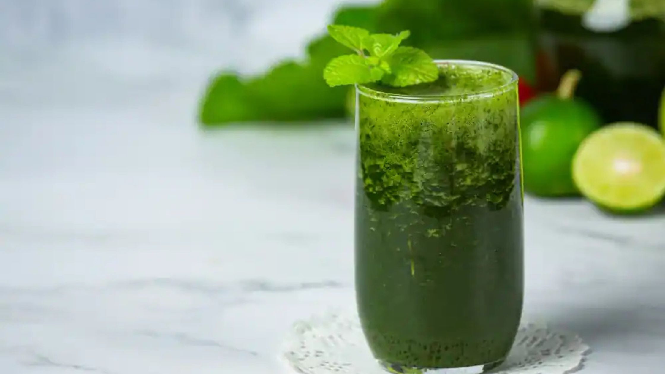 Mint (Pudina) cocktail